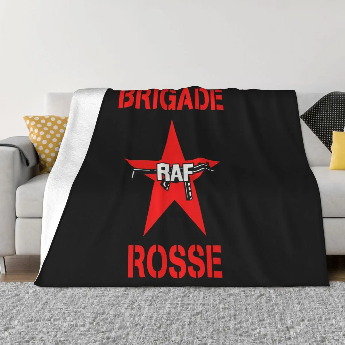 Raf Brigade Rosse Red Army Faction Baader Meinhof Germany Deutchland Baseball Throw Blanket