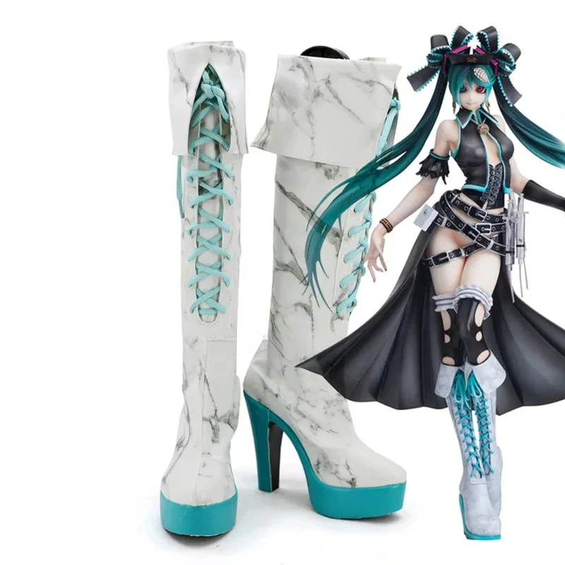 

72-й Мику Каранэ SHI-E Calne Ca аниме на заказ обувь на высоком каблуке для косплея сапоги