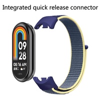 Nylon Loop Strap For xiaomi Mi Band 8 7 6 5 4 3 Bracelet SmartWatch Wristband Replacement sport pulsera watchband Miband 8 NFC