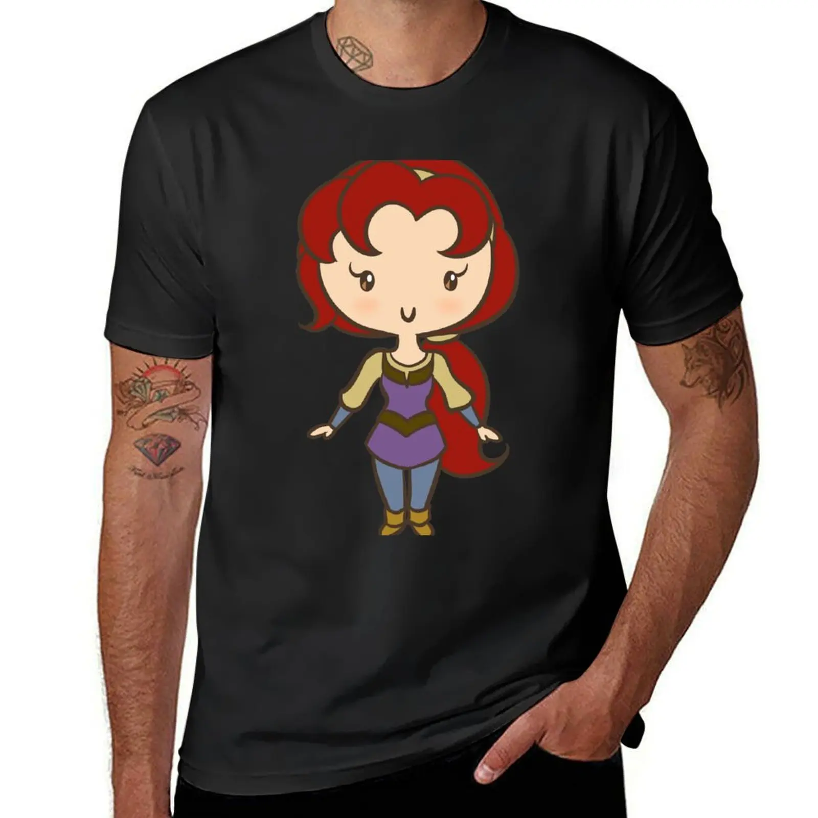 Kayley -Lil' CutiE T-Shirt kawaii clothes sublime customizeds t shirts men