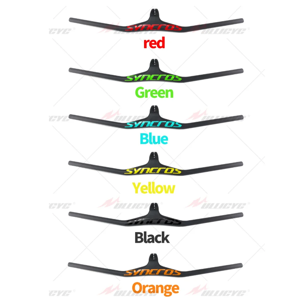 The new SYNCROS mountain bike handlebar is a 28.6mm - 17-degree carbon fiber integrated cockpit handlebar, suitable for mountain