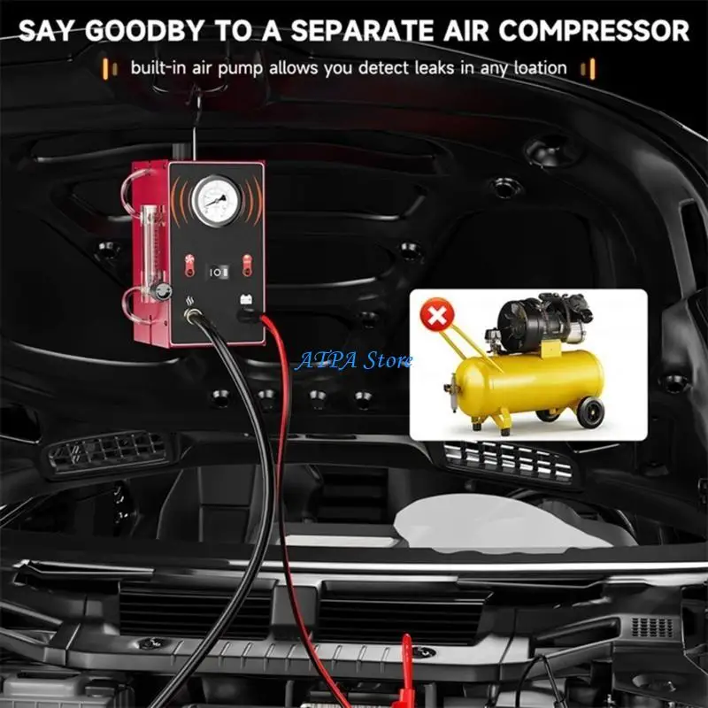 

U13C Metal Smokes Leak Detector For Professional Car Maintenance Improving Efficiency