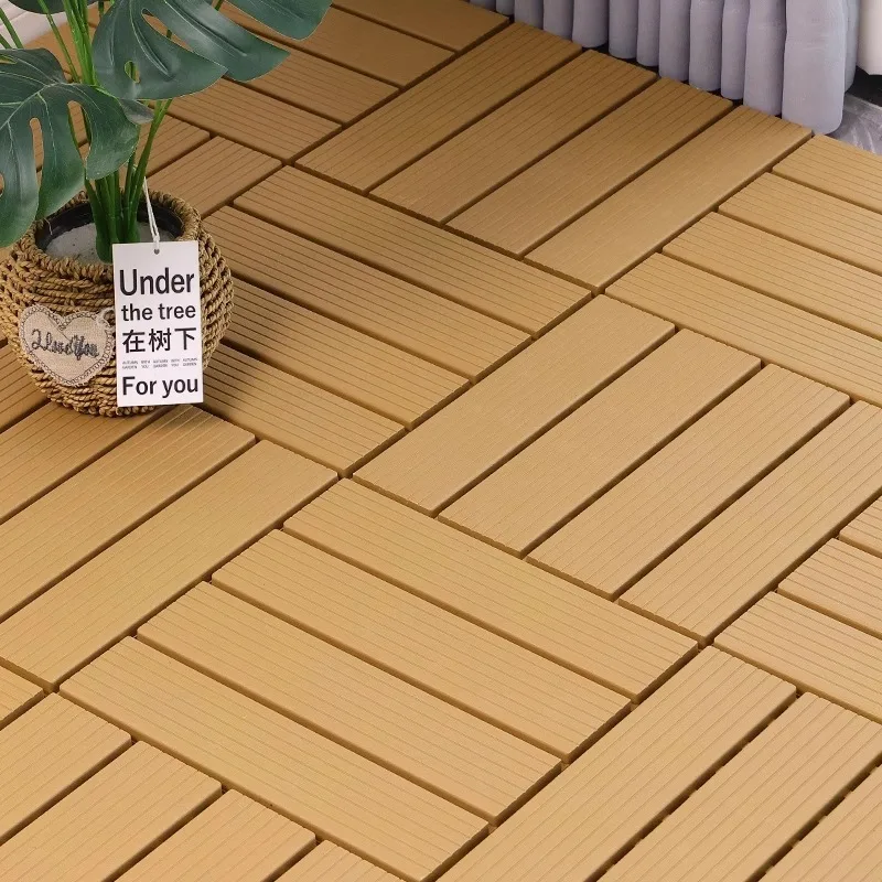 Retrofit Easy to lay imitation wood plastic floor anti-corrosion plastic floor mat