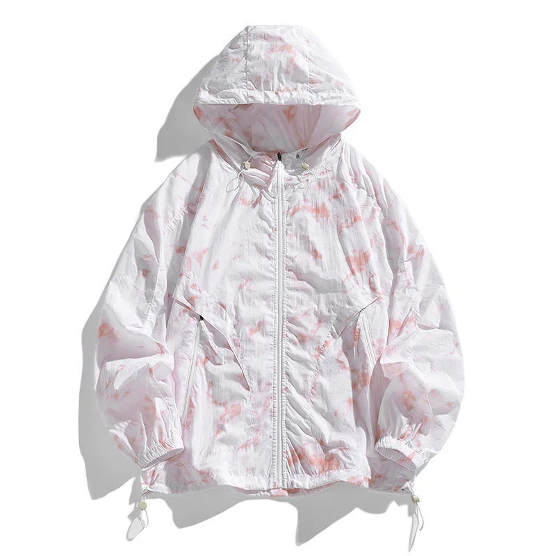 

Summer Outdoor Fishing Casual UV Resistant Skin Clothing for Men Fashionable Trendy Printed Loose Breathable Sunscreen Clothing