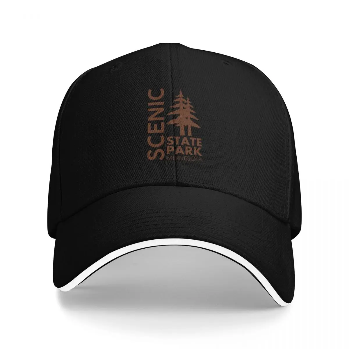 

Scenic State Park Minnesota Pines Baseball Cap Unique hats Anime Hat Golf Men Women's