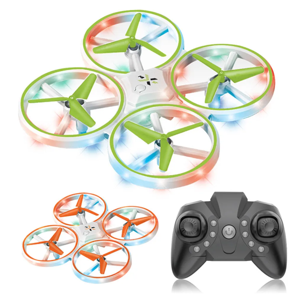 Colorful Light Drone Quadcopter High Remote Control Aircraft Children's Toys Novel Remote Control Aircraft Model Birthday Gift