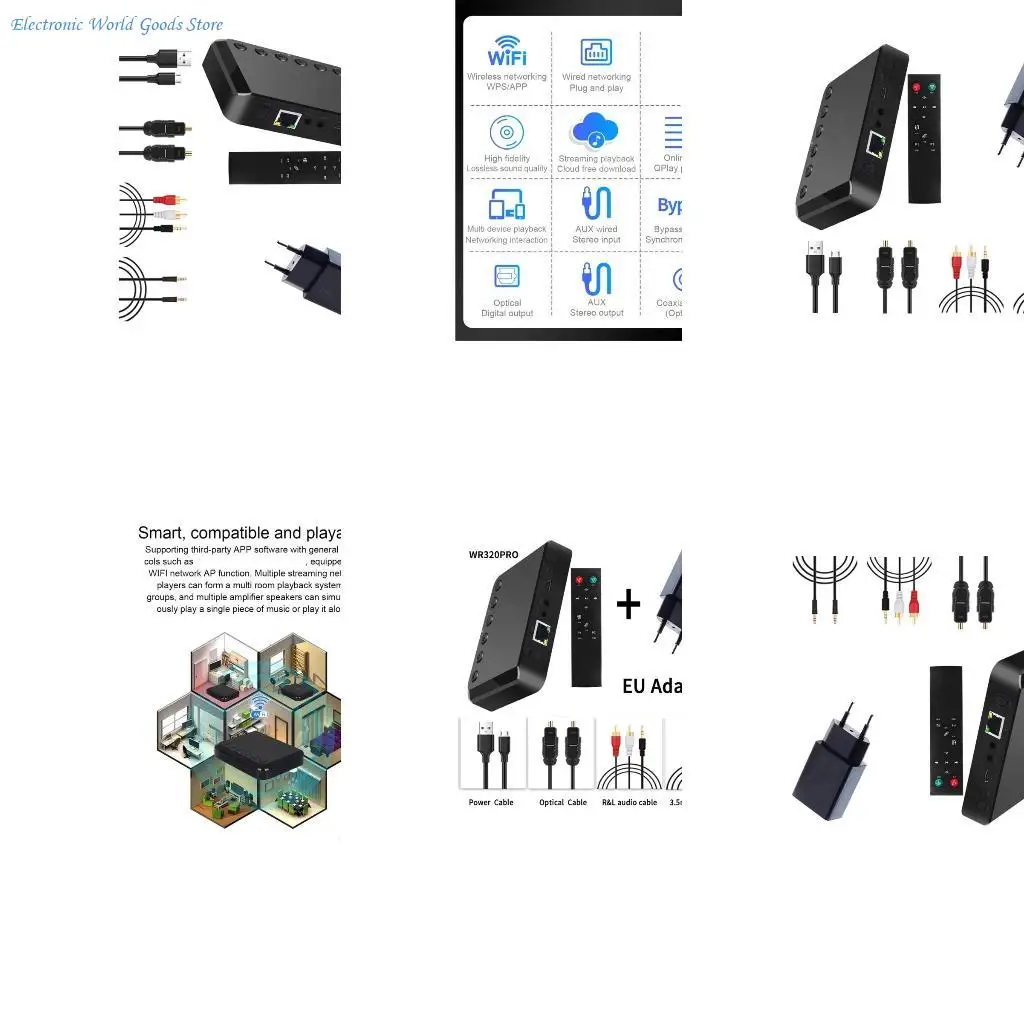 

A3PD WR320PRO Bluetooth-compatible 5.2 Enabled Wireless Auditory Receiver Clear Sound