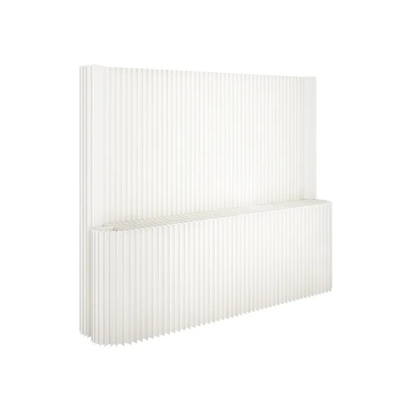 Cabine criativa do escritório do fundo da janela da parede divisória da tela do espaço