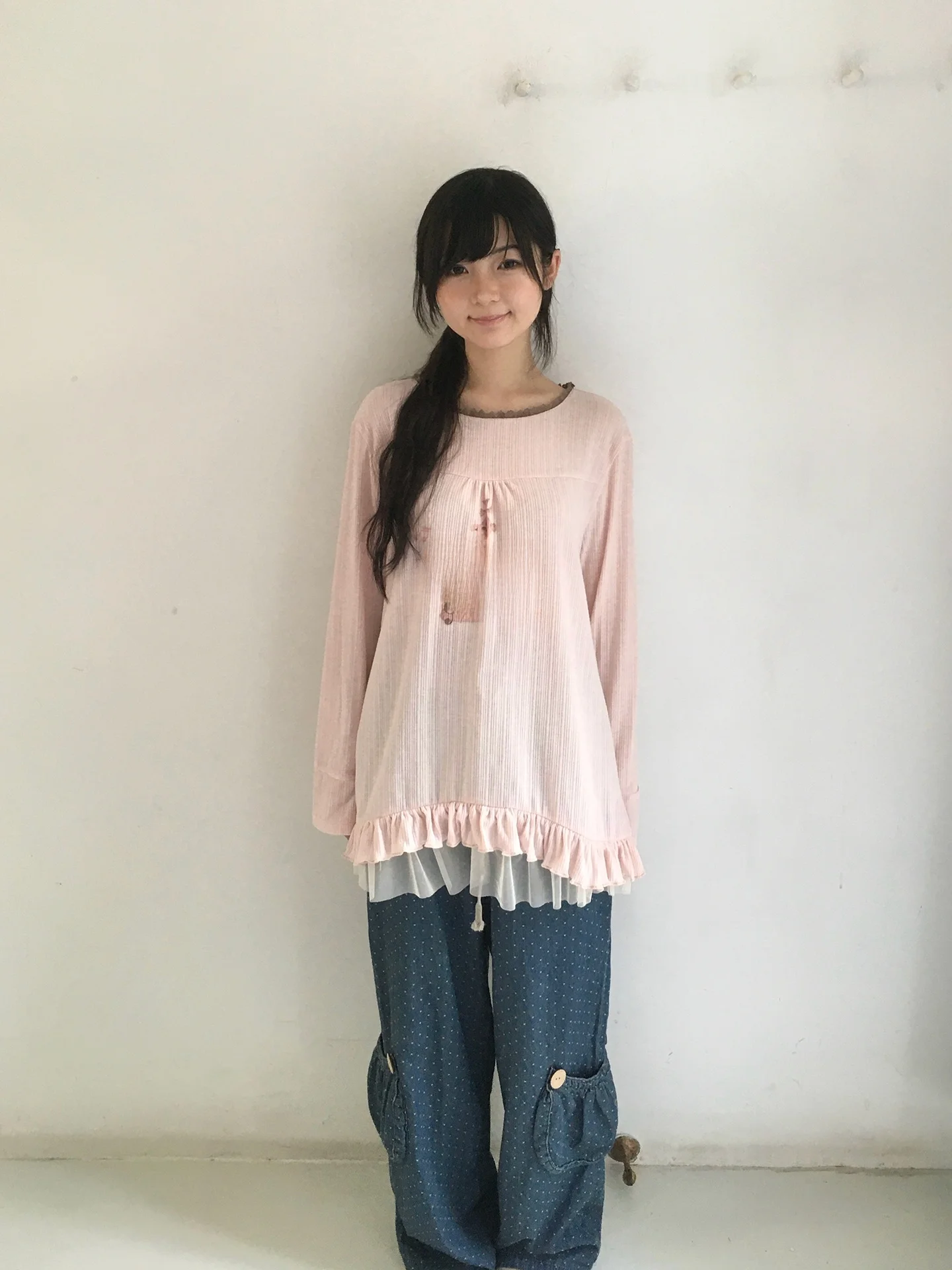 

SicAstra, оригинальный ретро-принт с короной, кружевной волан, длинный топ, женская футболка свободного кроя, полиэстер, спандекс, круглый, средний размер...