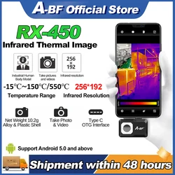 A-BF RX-450 Sostituisci il telefono cellulare InfiRay P2 Termocamera Imager Visione notturna a infrarossi per telefoni Interfaccia Android Tipo C