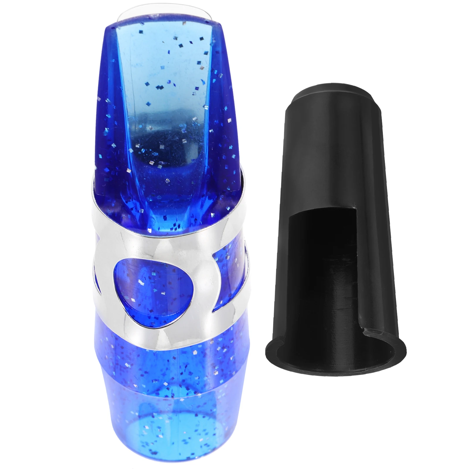 

Saxophone Accessories Mouthpiece Protector Cap Alto Kit Soprano Blue Portable Metal ABS Material Sax Reed Included Alto Tenor