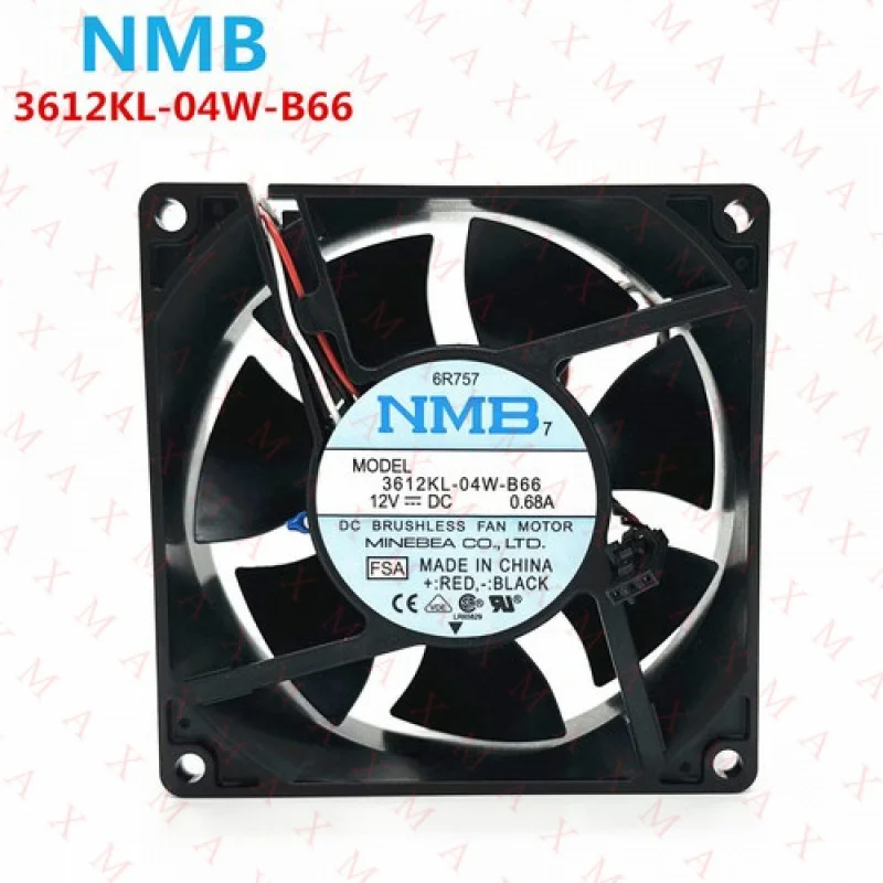 

LL для NMB 3612KL-04W-B66 12 В 0,68 А 9 см сервер Dell контроль температуры вентилятор корпуса
