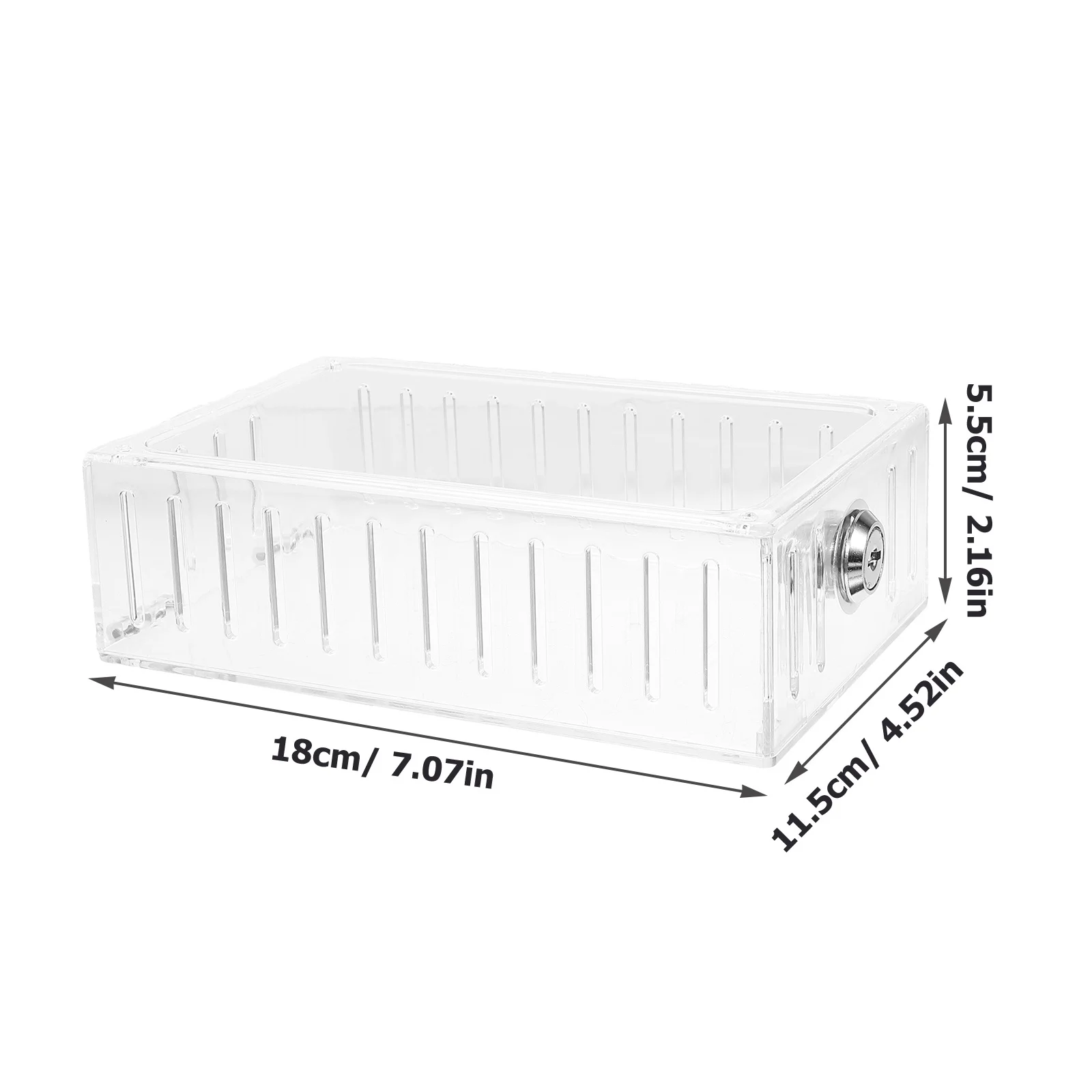 1 set Thermostat Lock Box Clear Plastic Guard Wall Cover Key Lockable Case Outdoor Use Fit Anti Tampering Most Wall