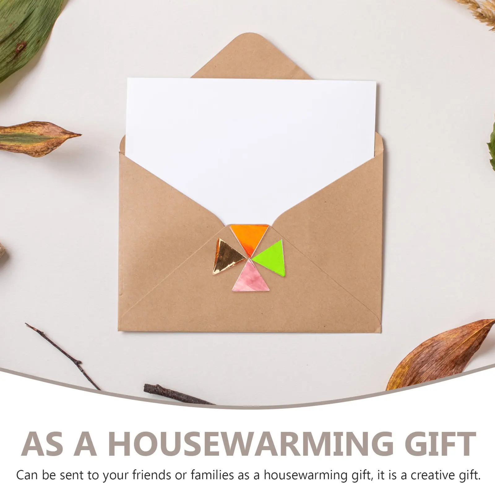 

Glass Mosaics Pieces DIY Materials Premium Triangle Tiles Mixed Colors for Craft Making Vase Decoration Home Decor Handmade