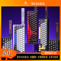 Aula Win60 He Keyboard Win68He Magnetic Switch 8k Keyboard Wired Rgb Hot Swap Customized Esports Gamer Mechanical Keyboards Gift