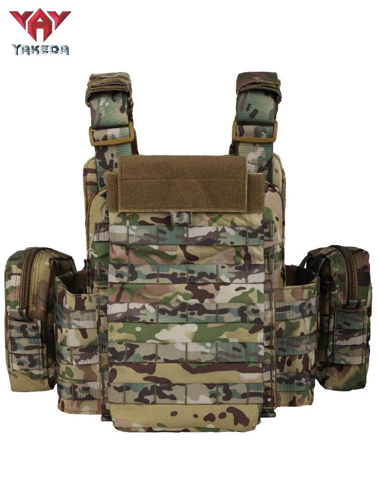 Tactical vest outdoor camouflage multifunctional vest hunting equipment adjustable tactical vest CS simulation