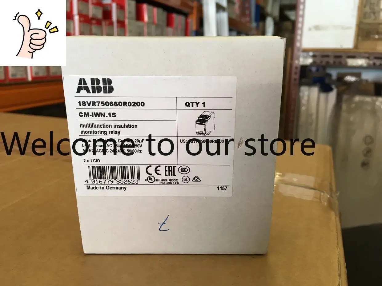 

Оригинальный импортный монитор изоляции ABB 1SVR750660R0500/CM-IWN.6S