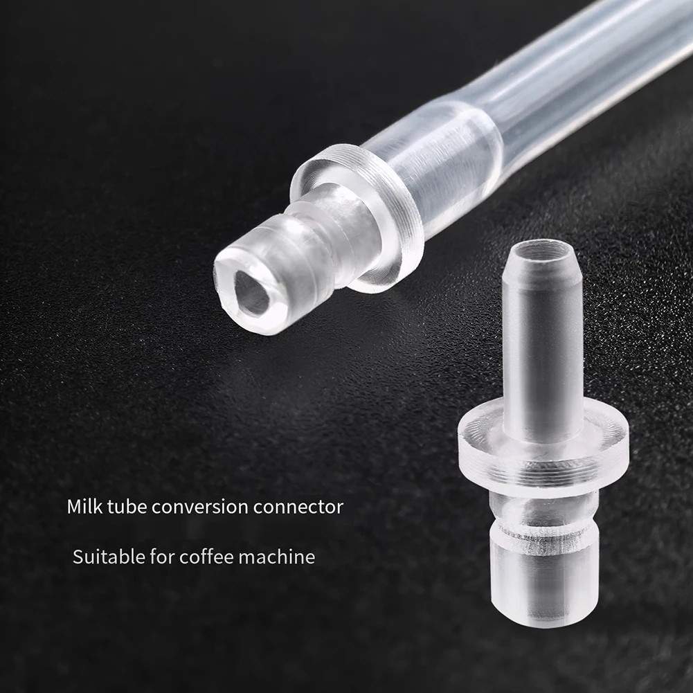 Coffee Machine Milk Tube Connector 10pcs For Melitta Siemens- Models Transparent Plastic Nipple Hose Fitting Maintenance Tool