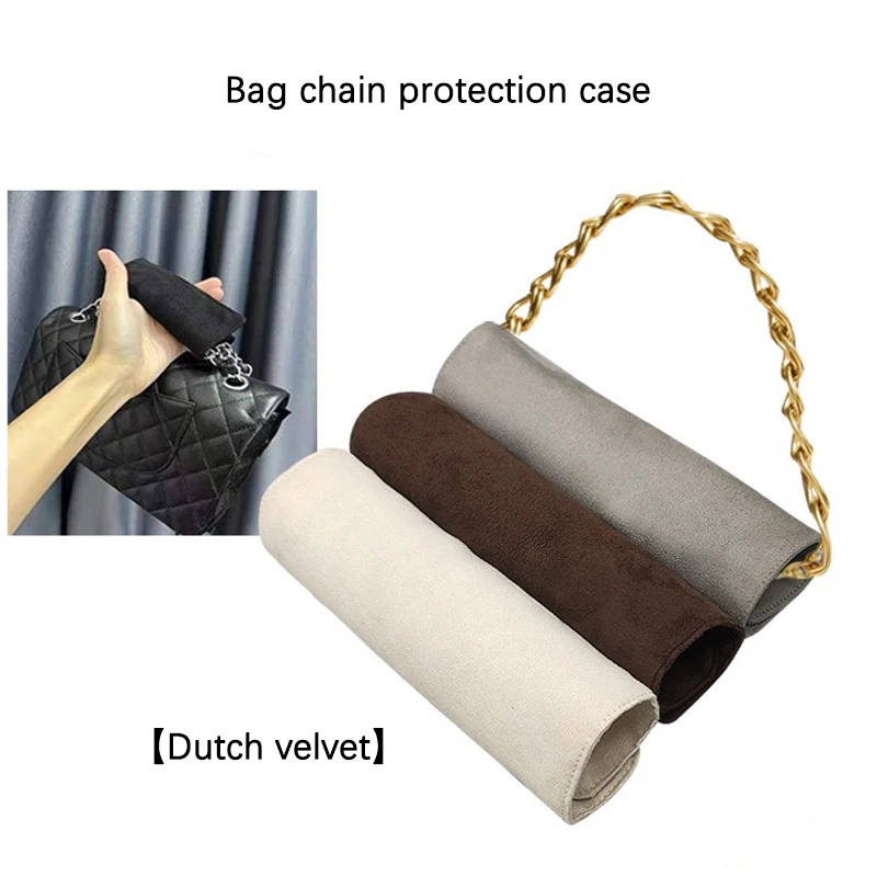 Dutch Velvet Bag Chain Protection Strap - Reusable Adjustable Cover for Luxury Handbags Anti-Scratch Non-Slip Accessory