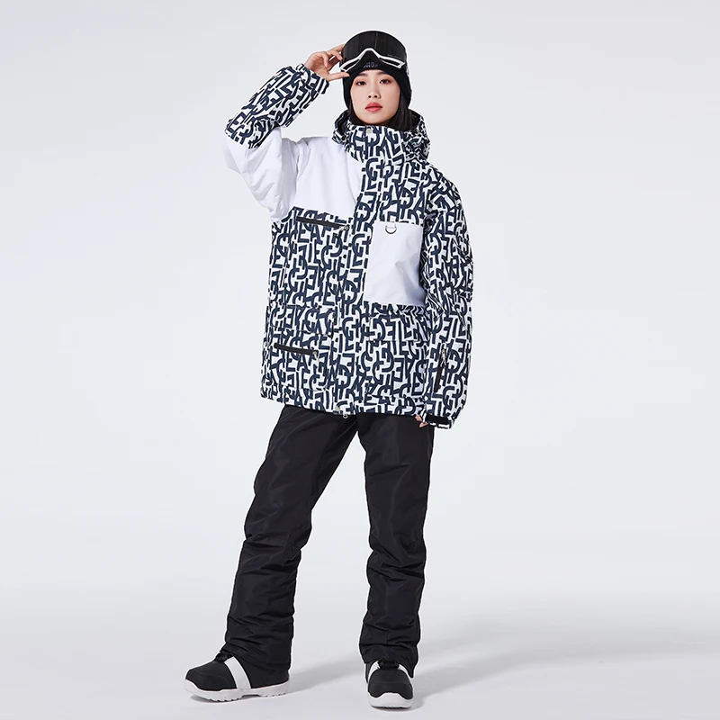 

Men and Women Snow Wear, Clothing for Snowboard, Winter Clothes Ski, Snow Jacket and Pant Sets, Ski suit, Waterproof Windproof
