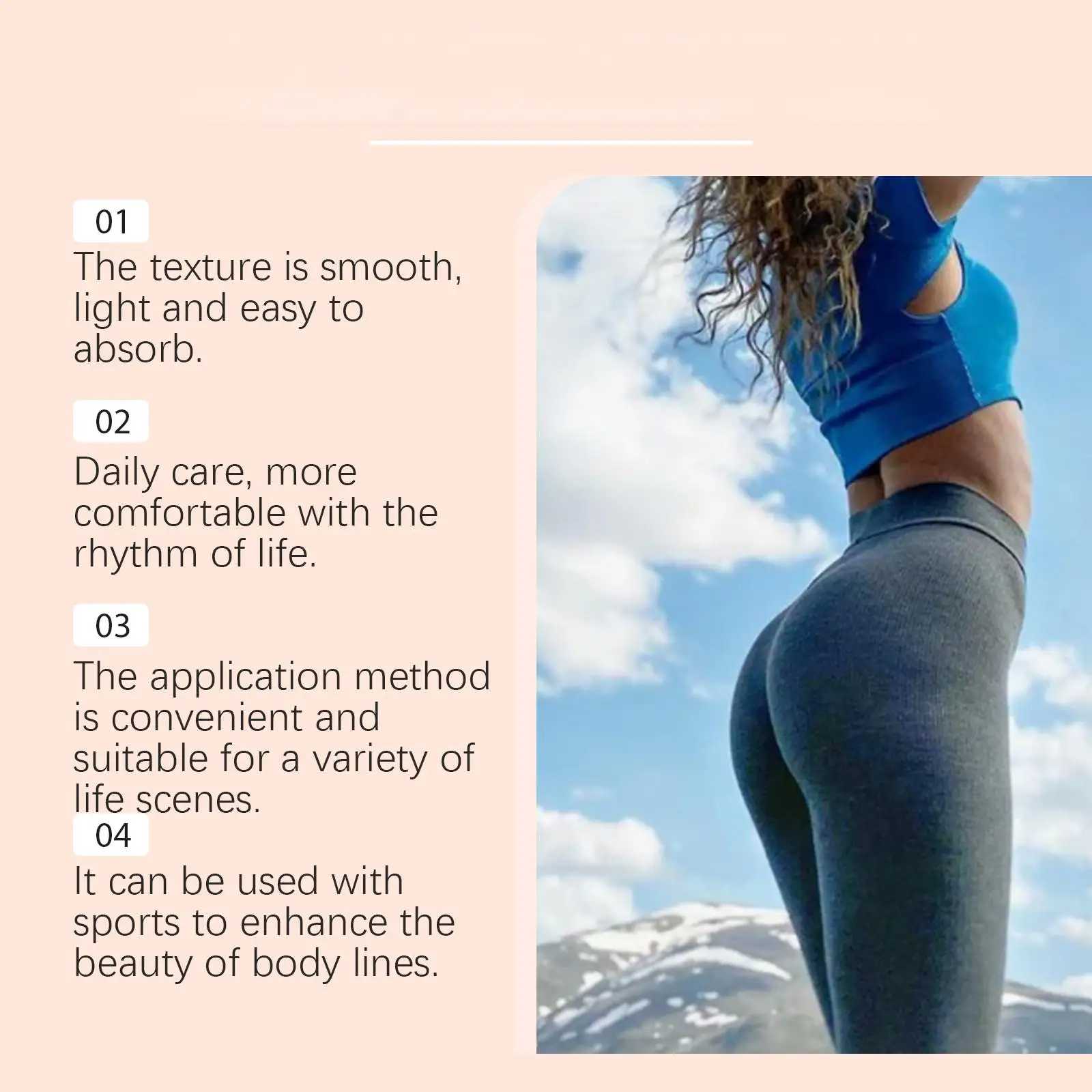 OceAura كبير بعقب ونمو الورك محسن الورك تشديد مرونة الجلد تعزيز الأرداف توسيع المنتج العناية بالجسم للنساء