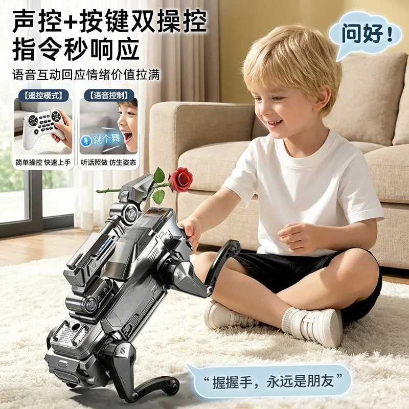 Remote control toys, boys' birthday gifts, intelligent programming mechanical dogs