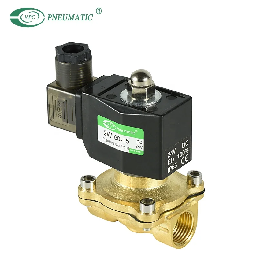 

2W(UW) Irrigation Solenoid Valve Normally Open 12V 24V Brass Valve Water Valvula Solenoide