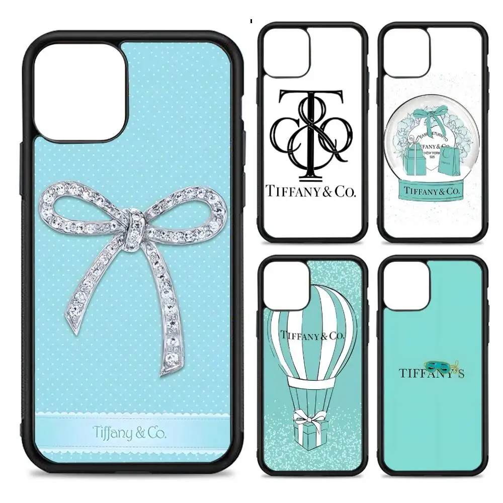 

T-tiffanyS Logo For IPhone 17 16 15 14 13 Pro 12 11 Pro Max Hard PC+TPU Phone Cases Back Cover