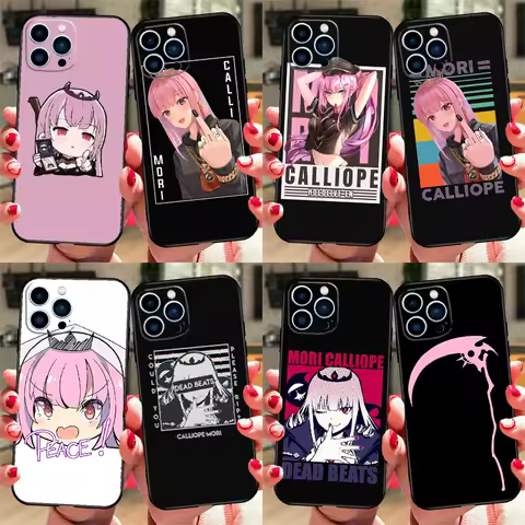 Mori Calliope Hololive Case For Samsung Galaxy S25 Ultra S20 S21 S22 S23 S24 Ultra S9 S10 Plus S25 FE Phone Cover