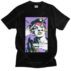 Classic Rohan Kishibe T-Shirts Men Jojos Bizarre Adventure T Shirt Anime Jjba Manga T-shirt  Cotton Tee Tops Clothes Merch