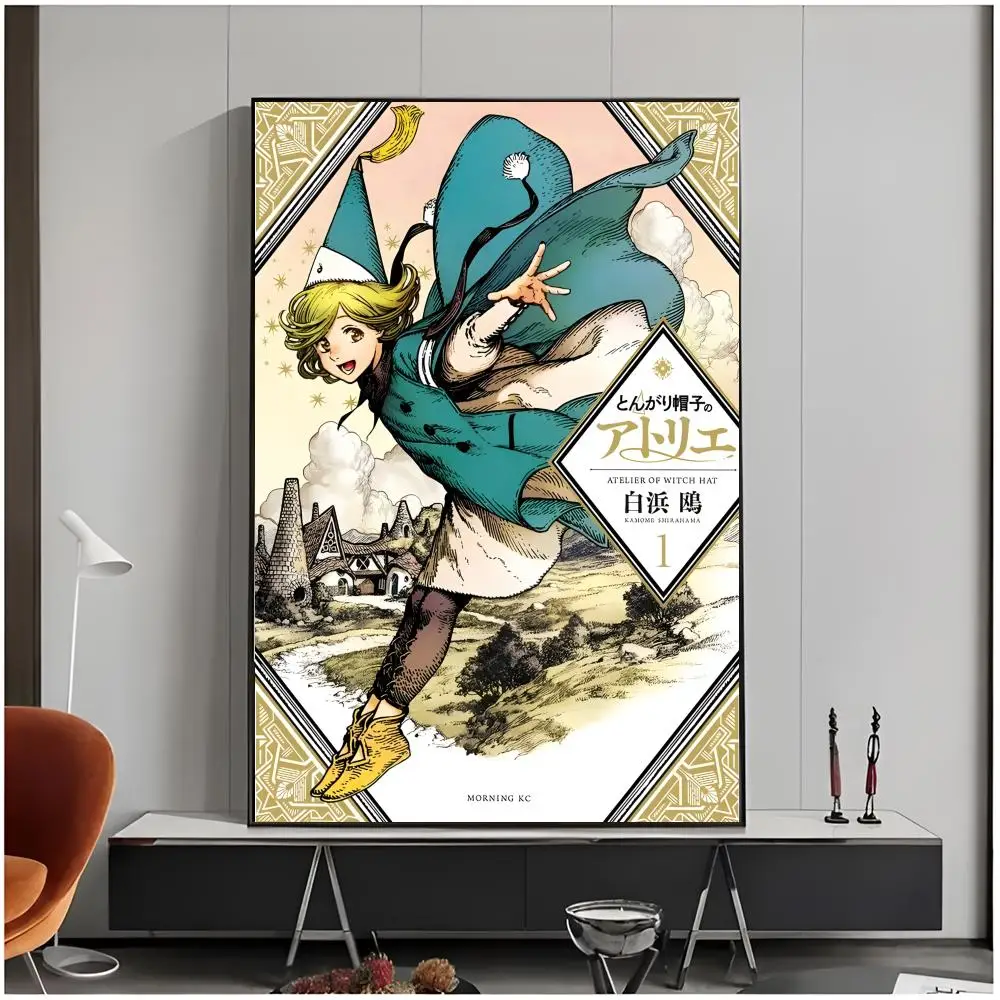 witch fantasy anime W-Witch Hat Atelier Poster Living Room Bedroom Decorative Print Unframed Decor
