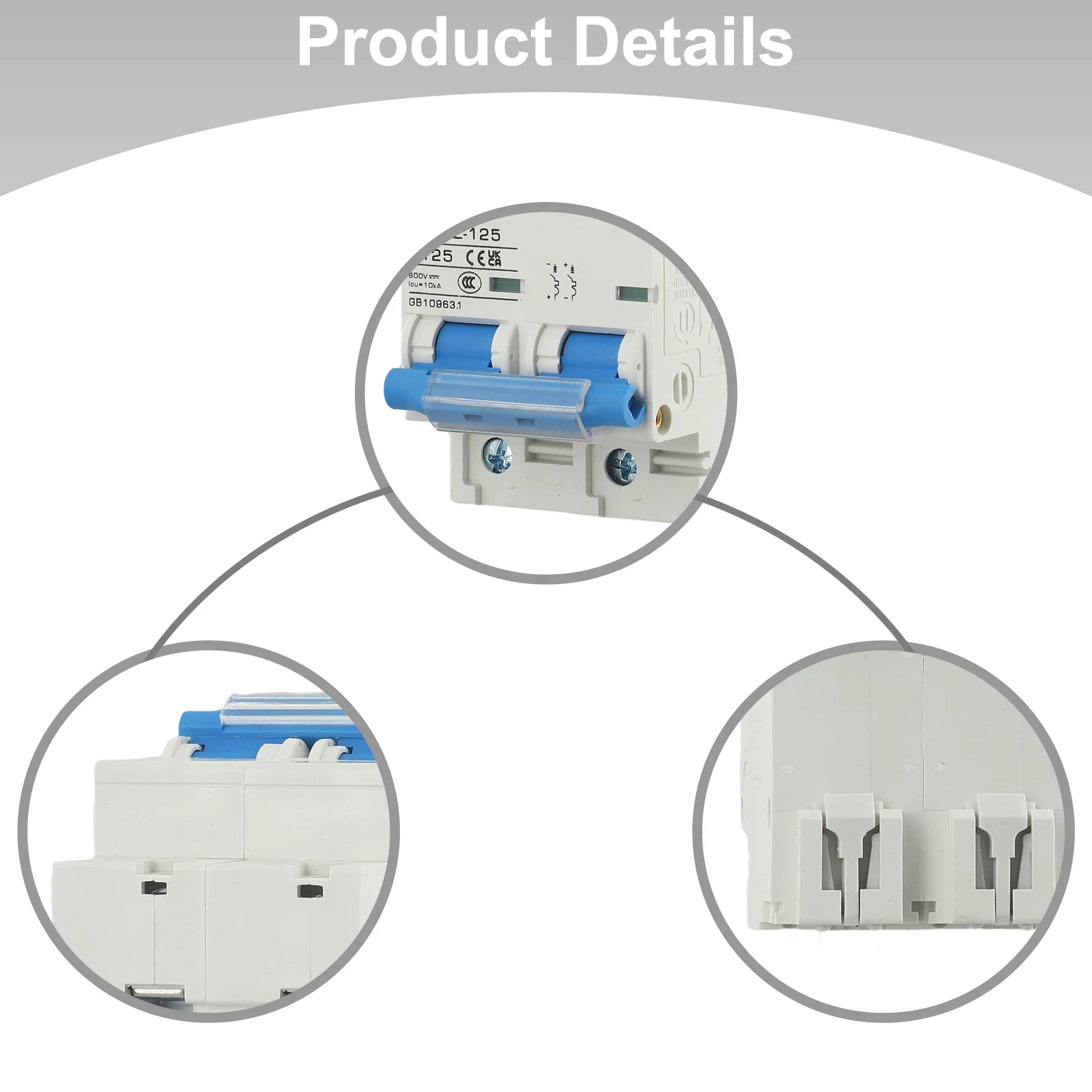 

Electronic Product Circuit Breaker Mining Enterprises -10℃~+40℃ For Solar PV IEC60947-2 Max Rated Current 80/100/125A
