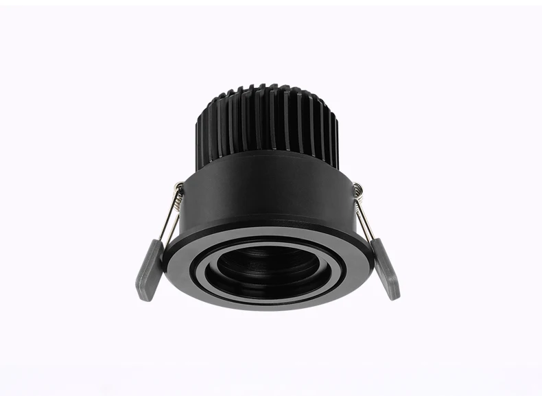 Mini foco de luz Led con zoom, 2W, 4W, empotrado, foco antideslumbrante, escaparate de joyería, armario de museo, Chip Cree