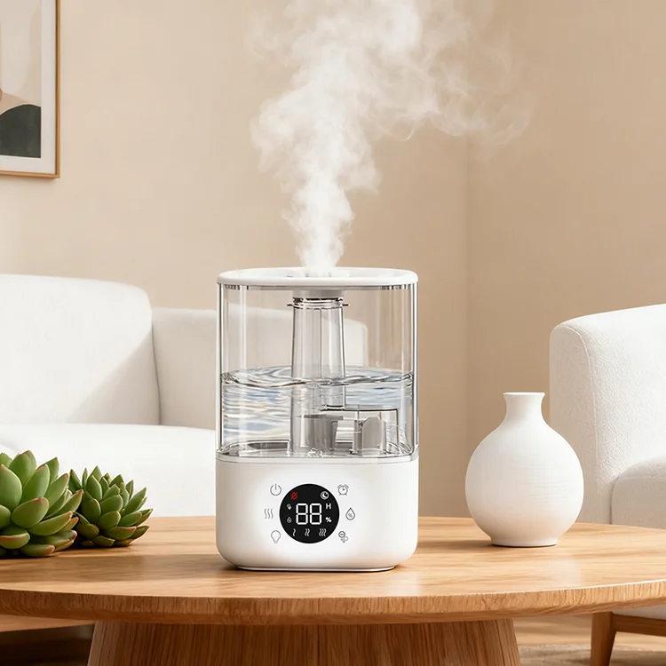 3.8L Top Fill Cool Mist Smart Ultrasonic air Humidifier for Home with Humidistat, App Control, Night Light, Essential Oil Tray