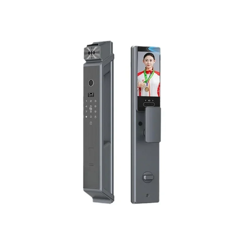 

Facial recognition password lock, waterproof video graffiti fingerprint lock