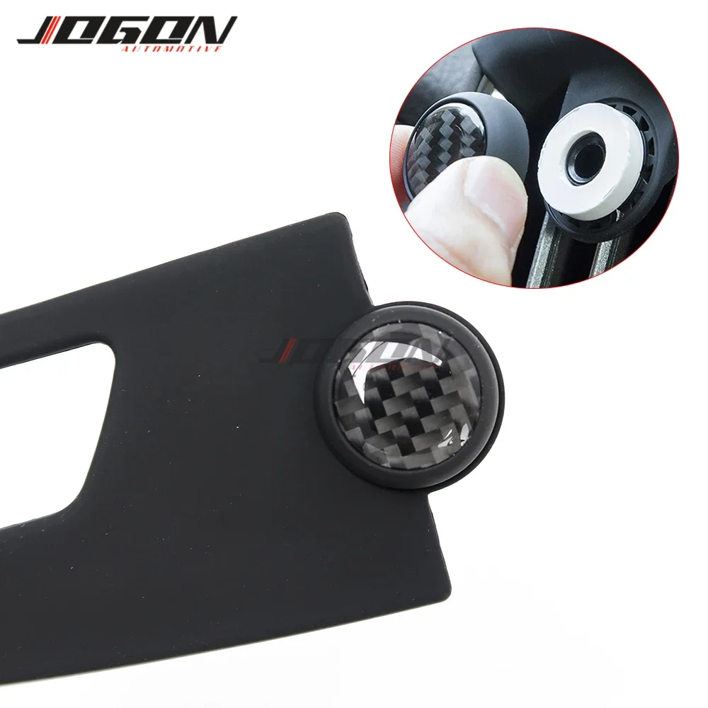 Carbon Fiber Look For Ford Focus MK3 3.5 2015-2018 2019-2021 Car Accessories Console Air Vent Mounts Cell Phone Holder Bracket