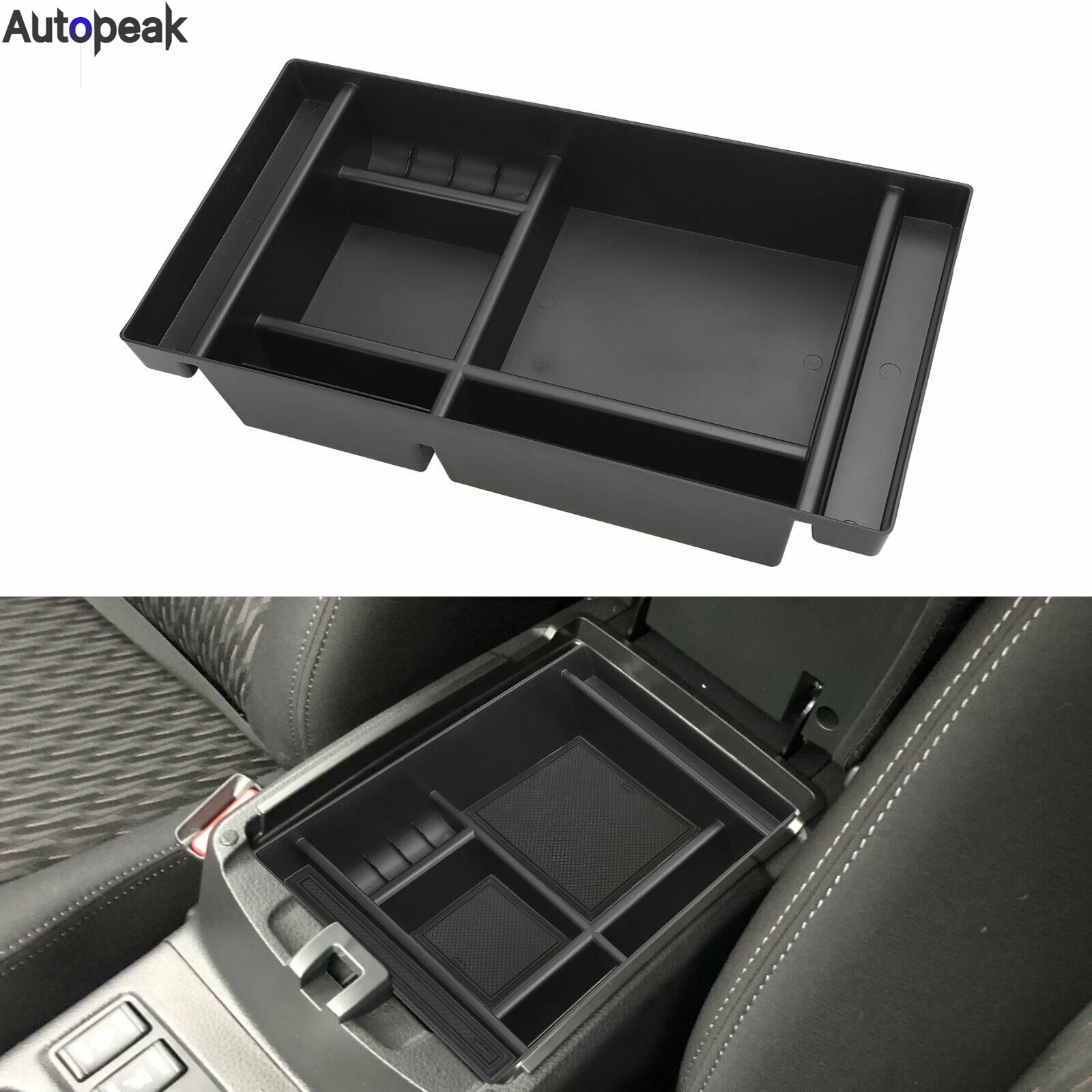 

Center Console Organizer Tray Armrest Storage Box For Chevrolet Chevy Silverado 1500/GMC Sierra 1500 2500/3500 HD Accessories