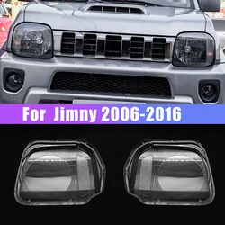 Pair Left+Right for Suzuki Jimny 2006-2016 Car Headlight Lens Cover Headlight Lampshade Front Light Shell Cover