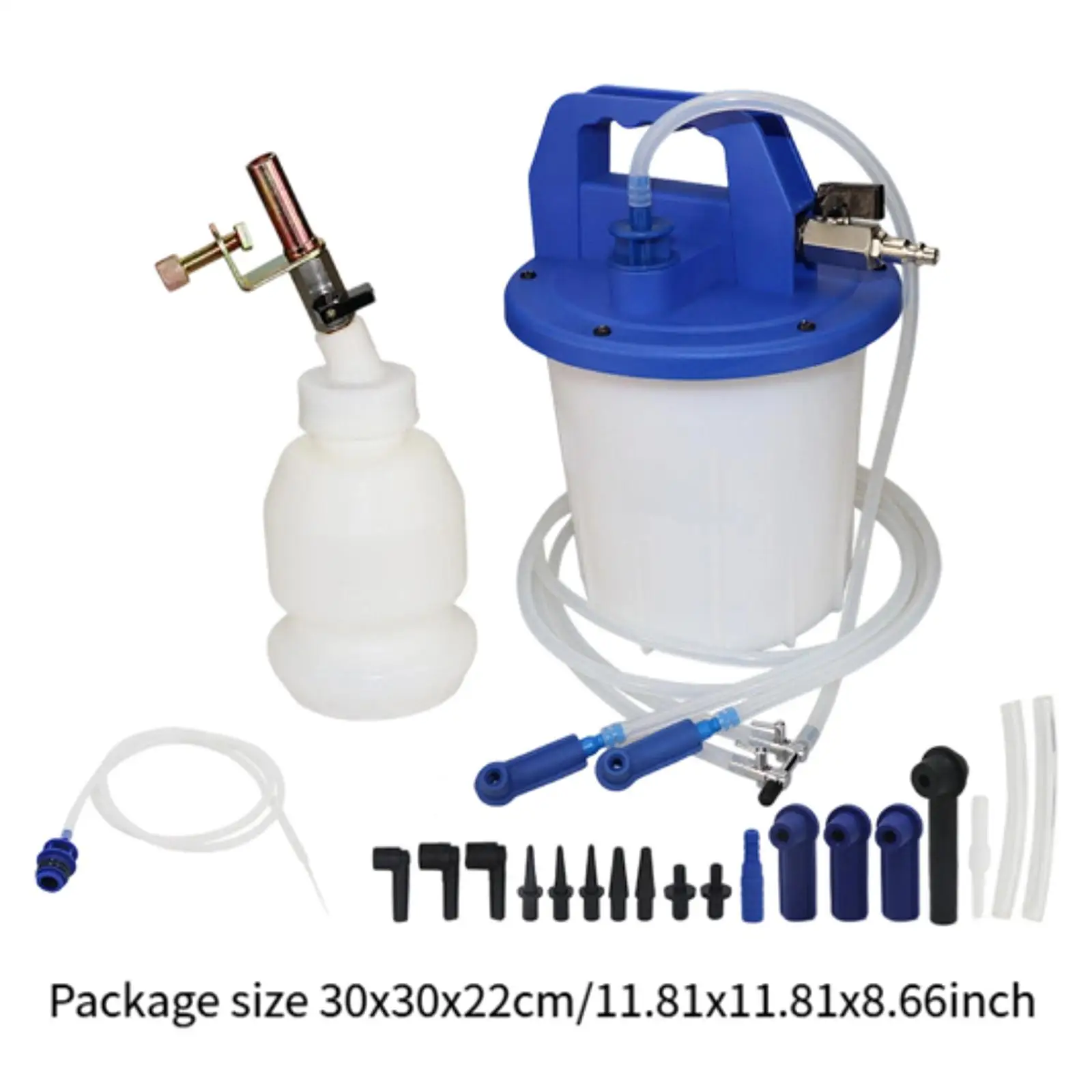 طقم نازف الفرامل الهوائية سعة 3 لتر مع 18 موصلًا لاستخلاص سائل الفرامل الفعال بكفاءة على السيارات #6