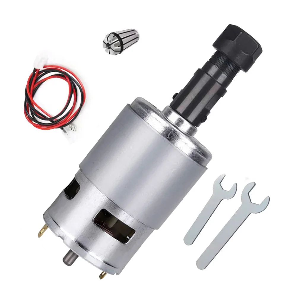 775 Motor Designed for CNC3018 Engraving Machines DC 12V-24V Wide Voltage Operation with ER11 Tool Holding System