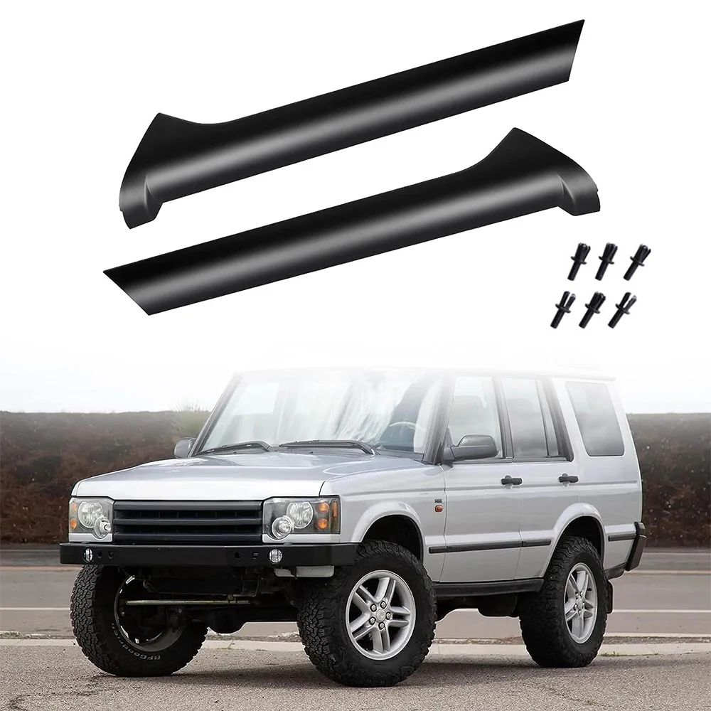 Windschutz scheiben säulen verkleidung außen links und rechts für Land Rover Discovery 2 2007-2012 ersetzen dcb500060pma dcb500070pma