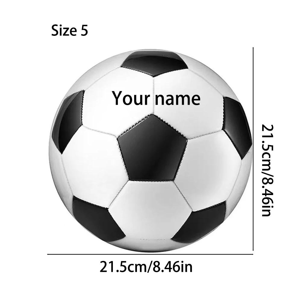 Conjunto oficial de bola de futebol-tamanhos 5 4 3 couro pu clássico resistente ao desgaste esportes ao ar livre futebol para equipe resistente ao desgaste