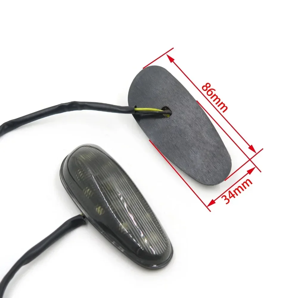 LED Flush Mount Turn Signal Mirror block base plate for SUZUKI 2001-2004 GSX-R GSXR 600/750/1000 Motorcycle Parts