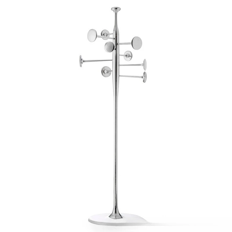 Floor-to-ceiling coat rack Villa model room Aluminum alloy industrial wind hanger