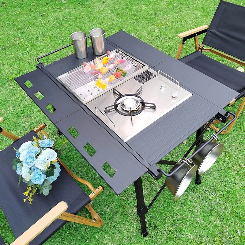 Lohascamping Portable Gas IGT Burner Table High power Camping Stove Table Butane Furnace flat Folding Gas Furnace igt table