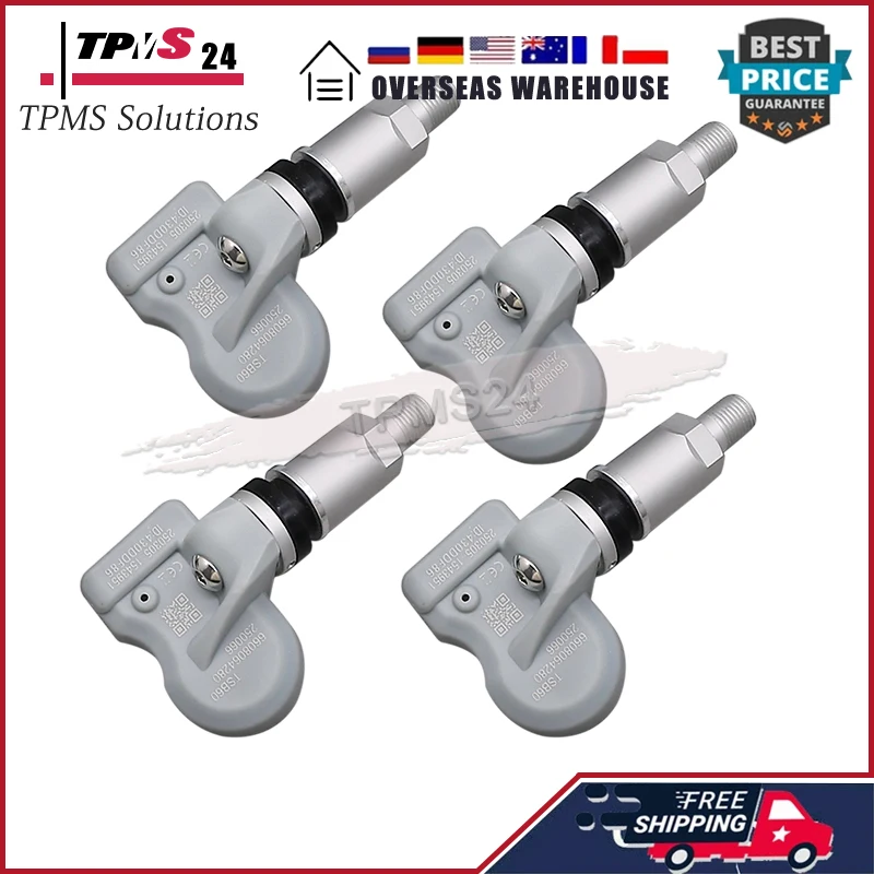 

4PCS TPMS Tire Pressure Monitor Sensor 433MHZ 6608064280 For Geely Atlas L Boyue COOL Geometry G6 Galaxy L6 Preface L Okavango L