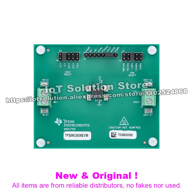 TPSM63606EVM TPSM63606 evaluation board 3-V to 36-V input, 1-V to 16-V, 6-A output, power module