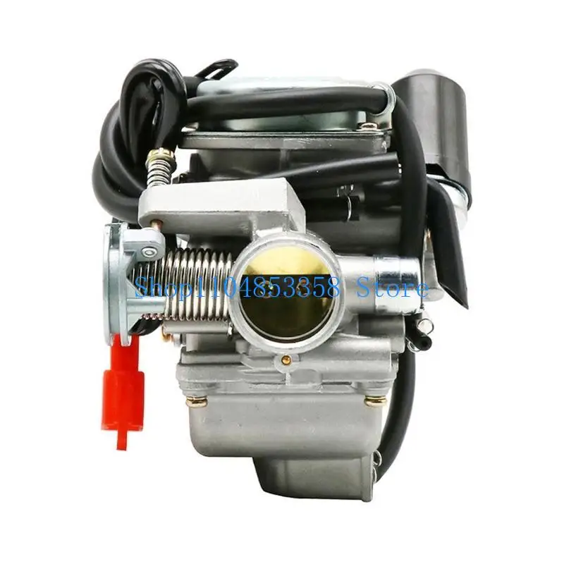 

652F 24mm Motorcycle PD24J Carburetor Electric Choke Fit for GY6 125cc 150cc 152QMI 152QMJ 157QMI 157QMJ Scooter ATV 4 Stroke