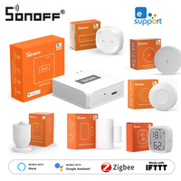 SONOFF SNZB-01P SNZB-02P SNZB-03P SNZB-04P Zigbee Door Window Sensor Temperature Humidity Human Presence Sensor Bridge Gateway