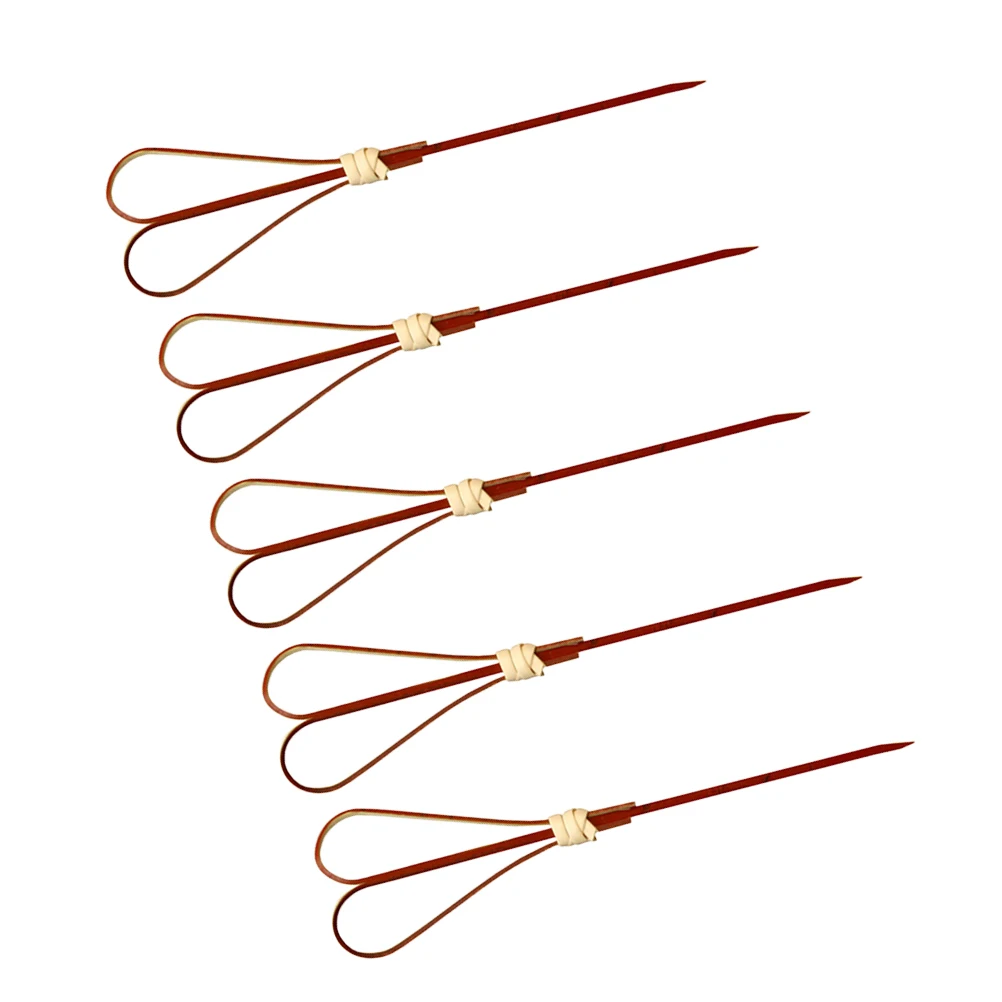 

50 Pcs Scissors Cocktail Sign Coctail Picks Skewers for Appetizers Toothpicks Wood Fruit Party Festive